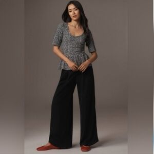 NWT Anthro- Maeve Peplum Top Sz MED